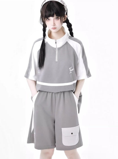 Mode Sporty Top + Half Pants