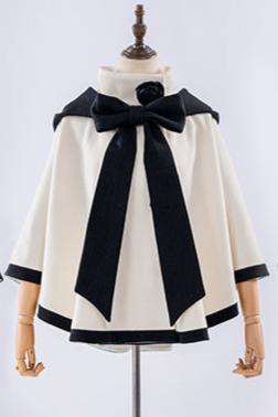 [Reservation deadline on October 18] Rose Elegant Footie Ribbon Cape Coat