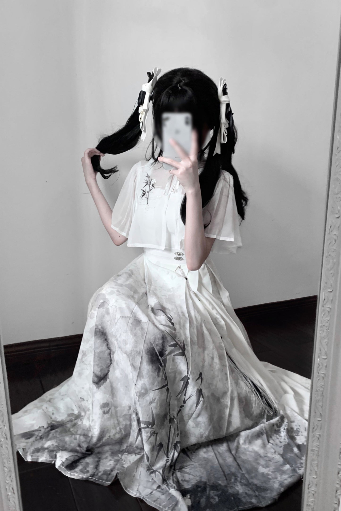 Spring Summer Hanfu Style Dress Set-Up