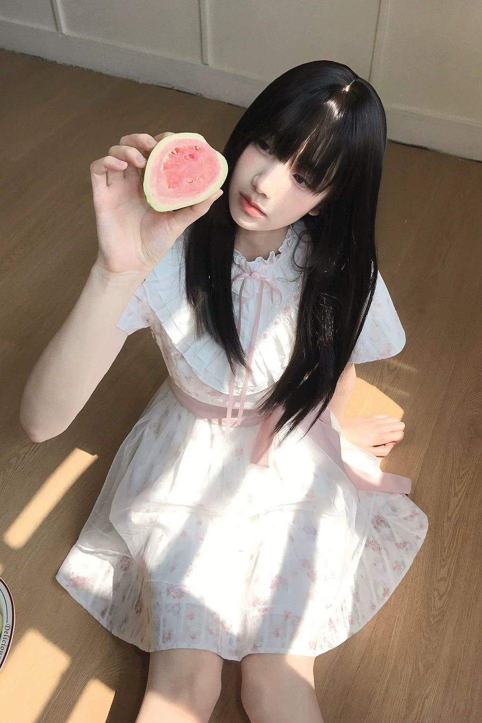 ミスティフローラルレースドレス
