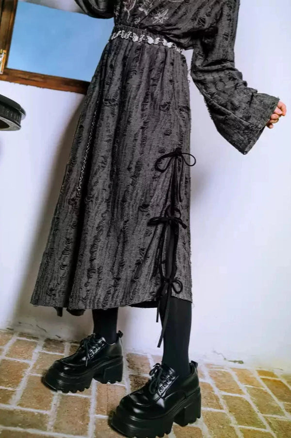 バタフライシャドウホールインウエストセットアップ