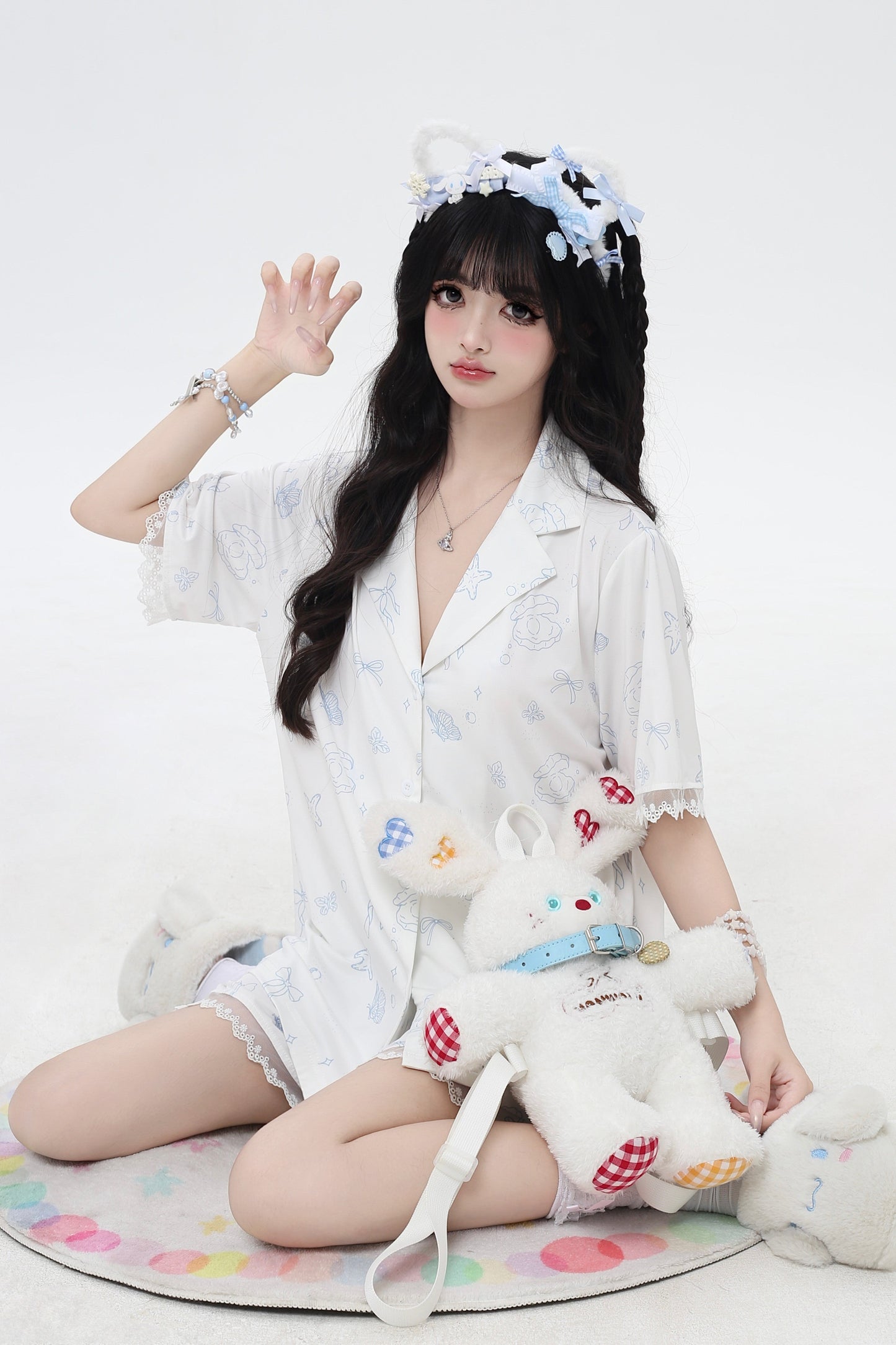 Shell Star Sweet Sleeping Shirt + Half Pants