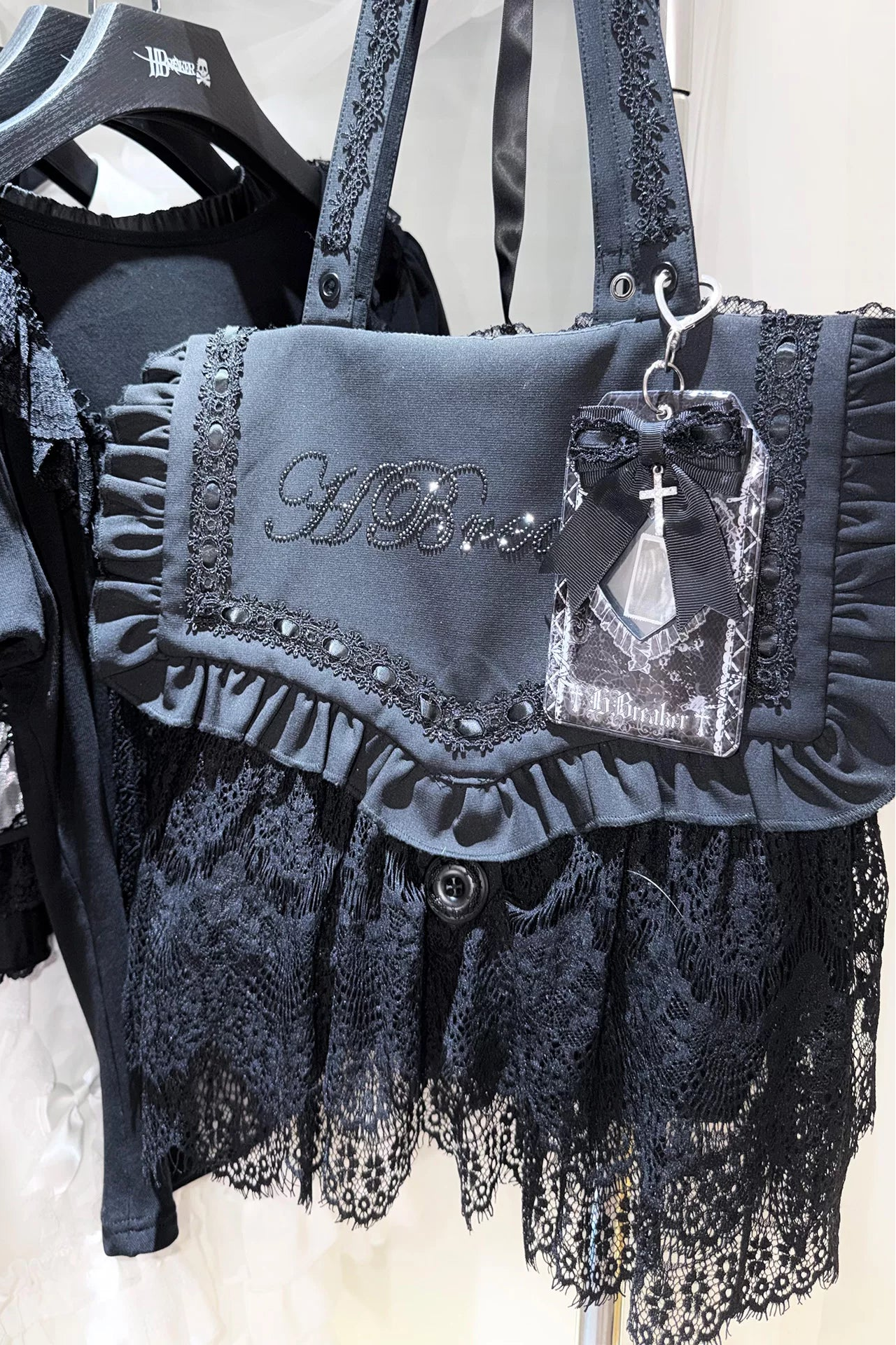 Lace Ruffle Ita Bag