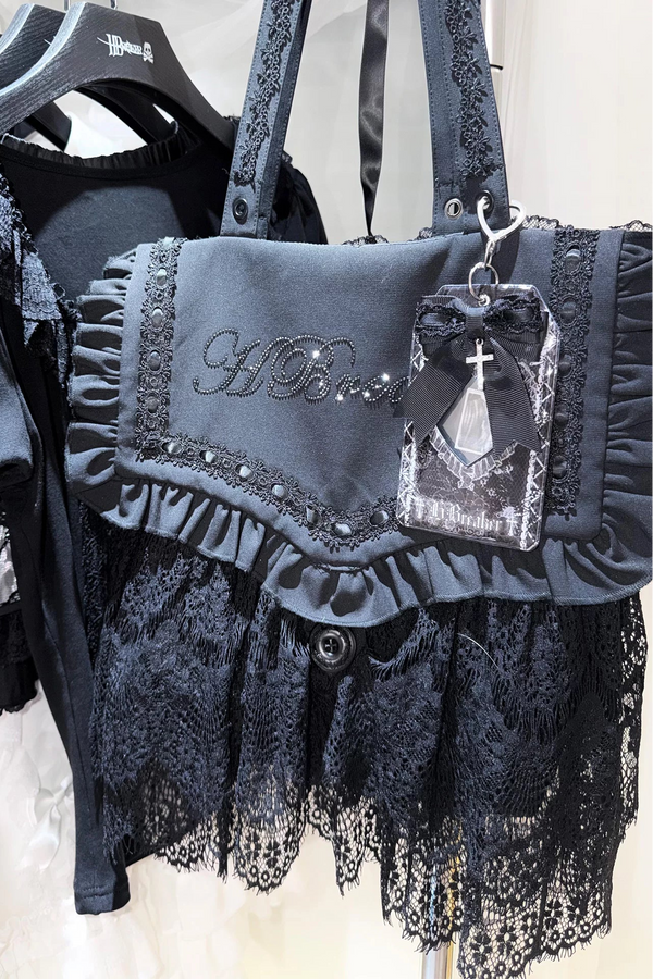 Lace Ruffle Ita Bag