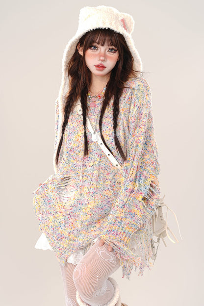 Looscut Outlose Flower Knit