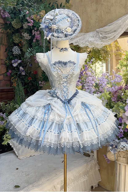 【4月5日予約締切】リリーエンブロイダリーロリータプリンセスコルセットドレス