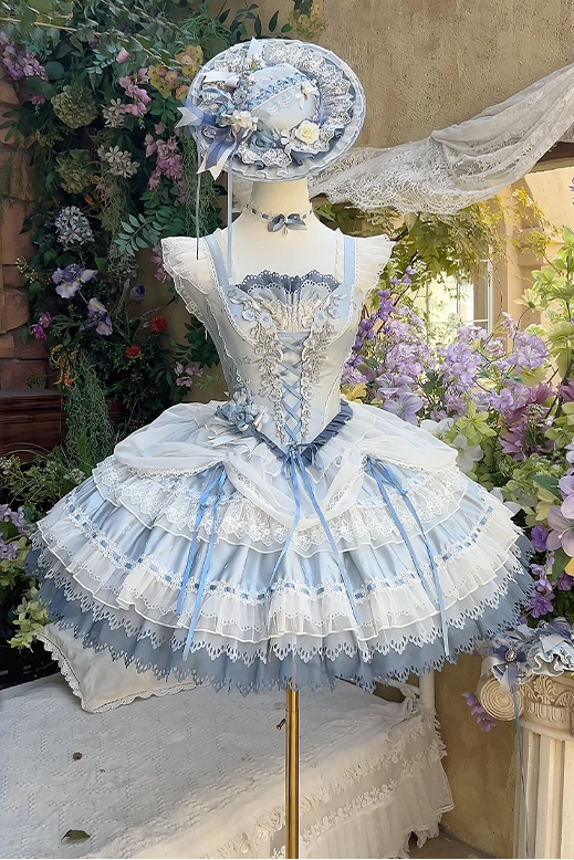 【4月5日予約締切】リリーエンブロイダリーロリータプリンセスコルセットドレス