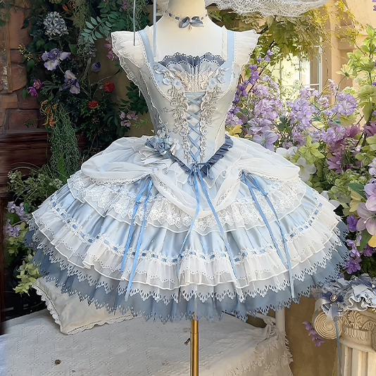 【4月5日予約締切】リリーエンブロイダリーロリータプリンセスコルセットドレス