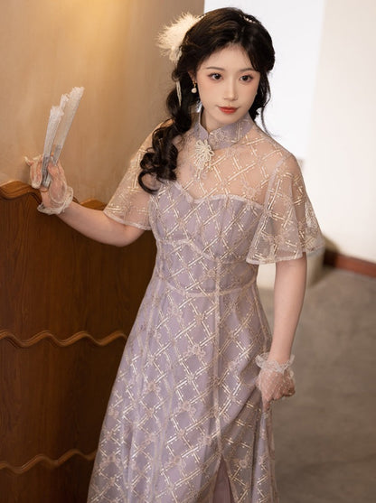 Retro Fairy Lace Dress