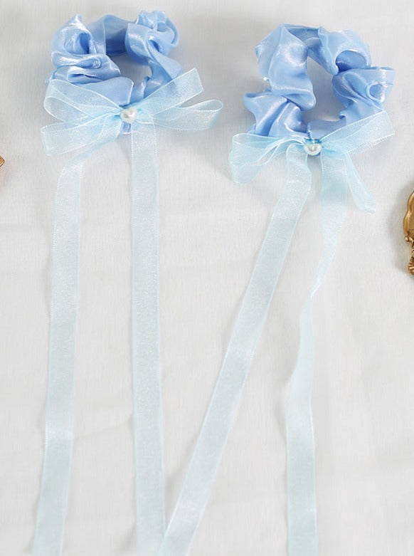 ダブルポニーテールロリータヘアアクセサリー