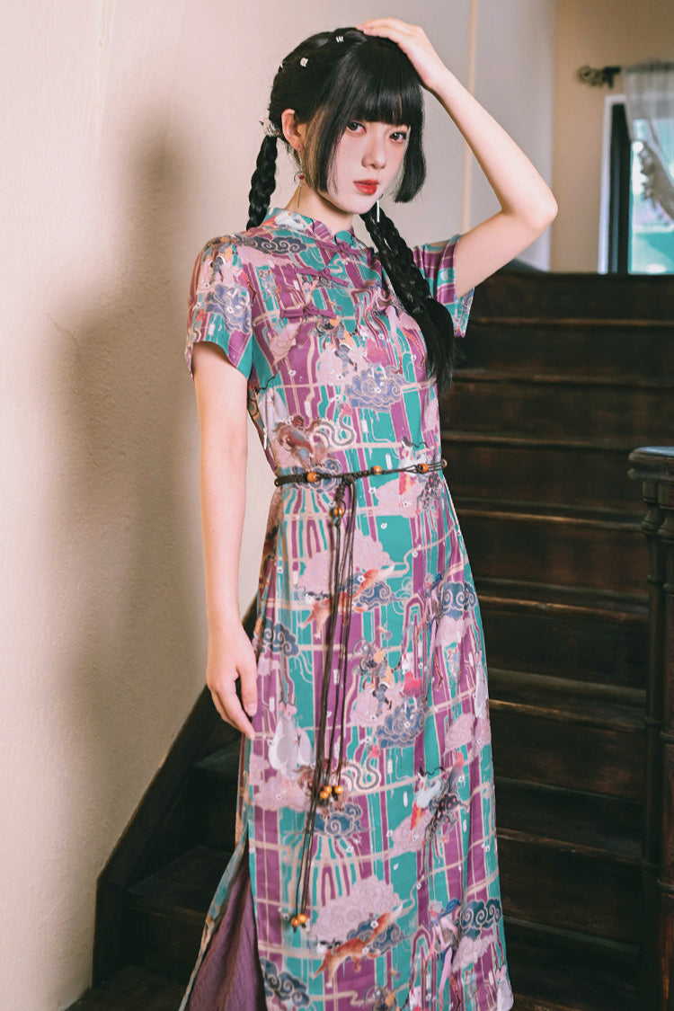 Phantom China Fishtail China Dress