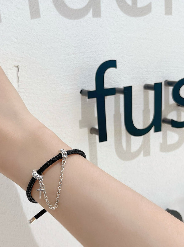 Love Cupid Love Cross Sweet Cool Chain Bracelet