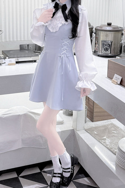 Aqua Sweet Girly Dress