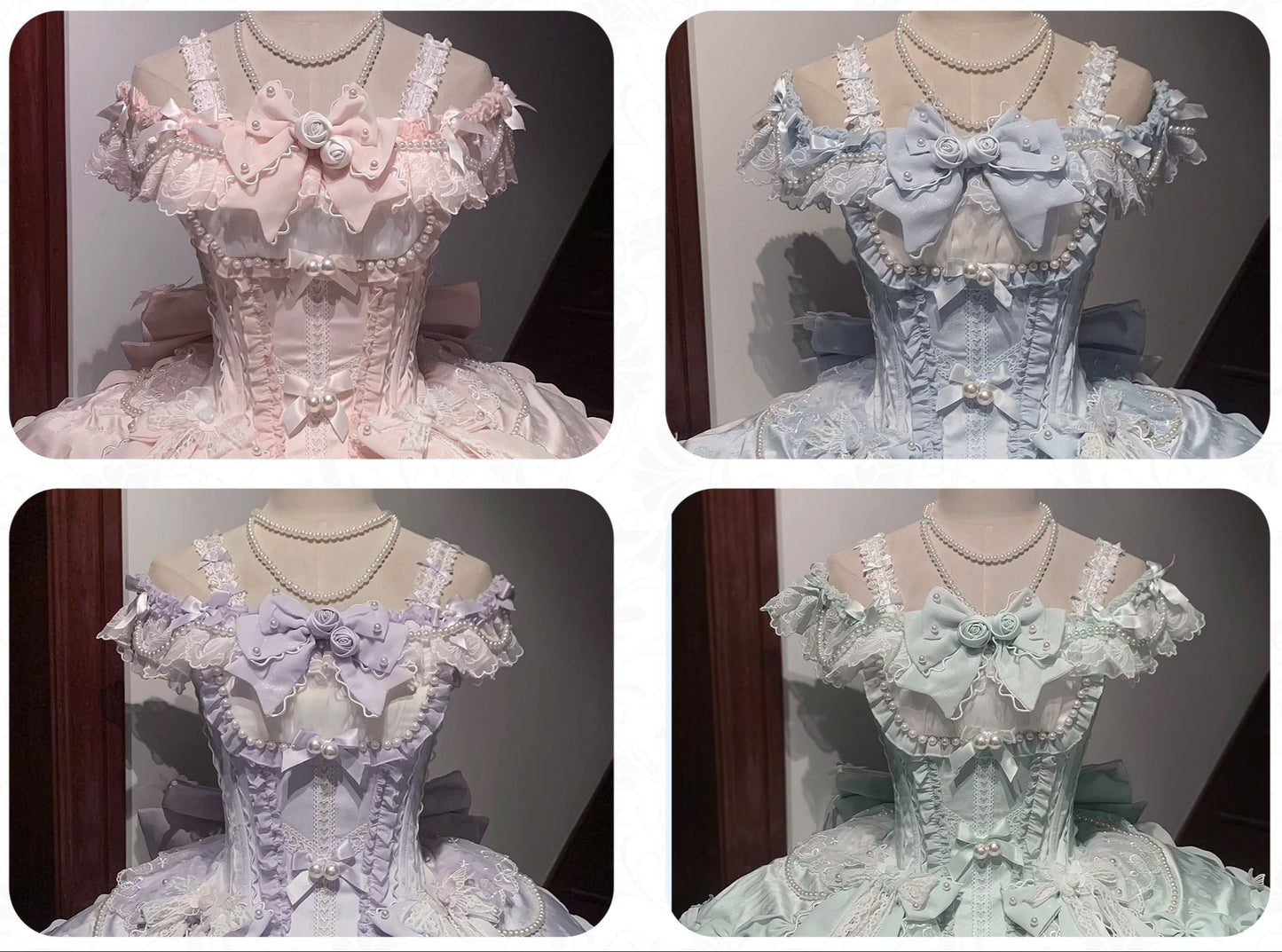 [Order Deadline: October 3] Pearl Rose Ballet Style Pure Elegant Dress