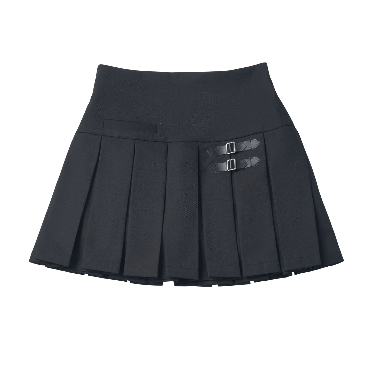 Asymmetrical School Uniform Set with Tie