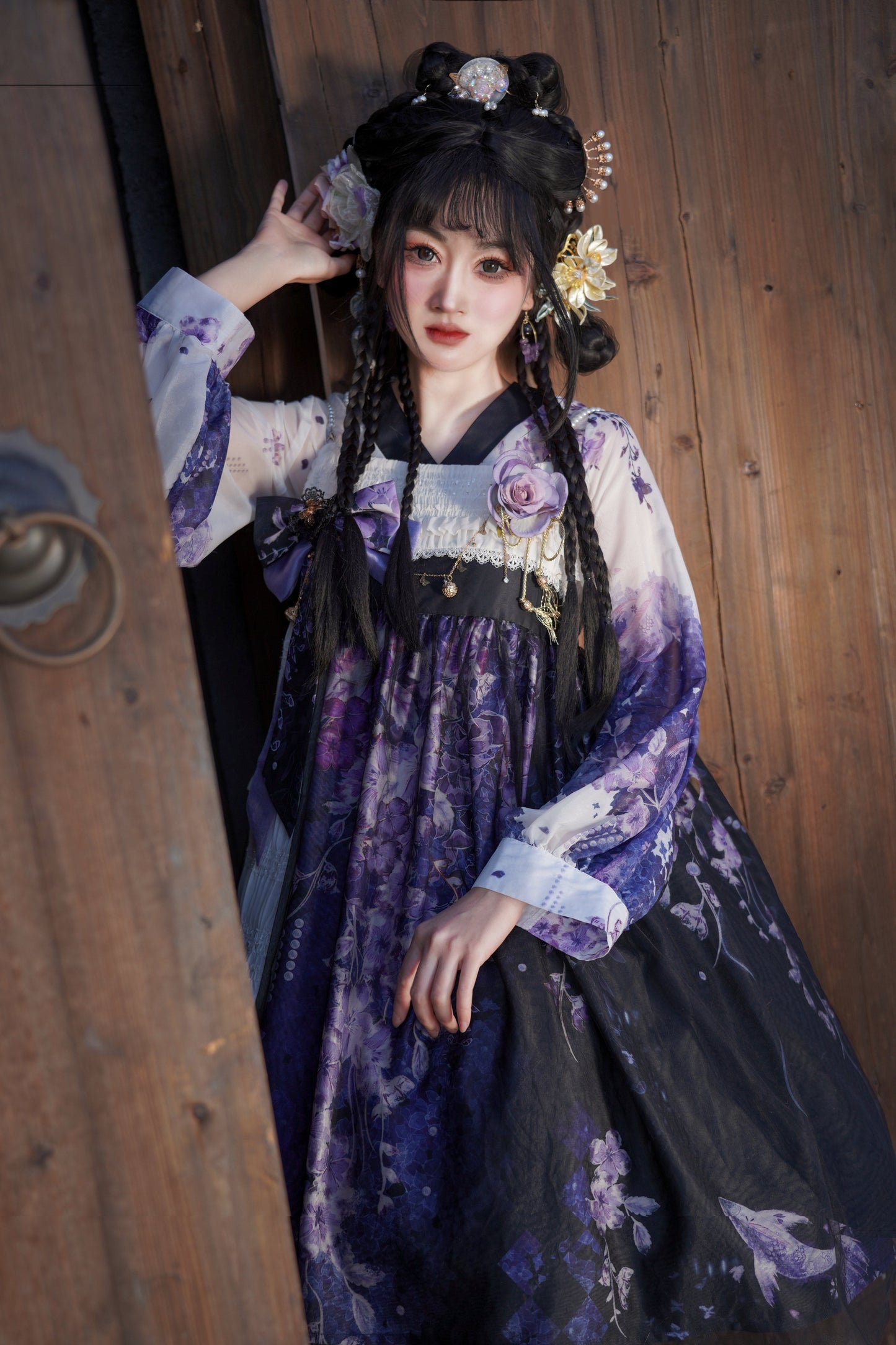 星空の夜魔法ロリータセット