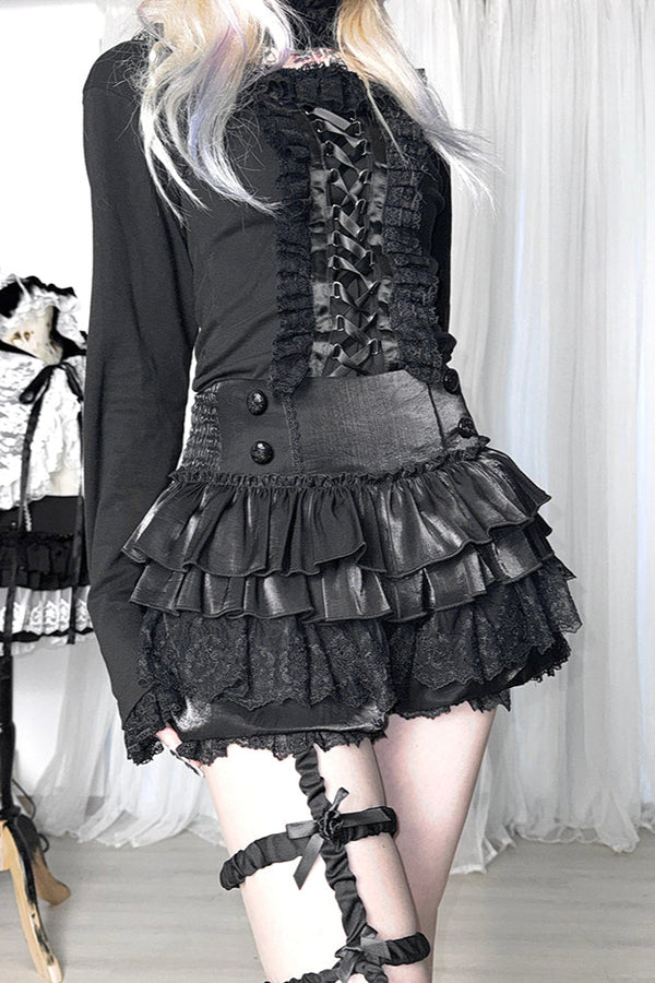 【予約商品】ベルベットレースボトムシャツ＆パンプキンパンツ