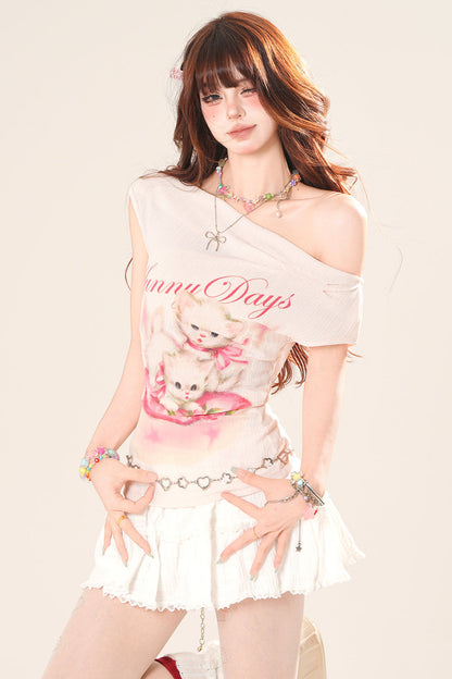 Strapless Sweet Girly Top