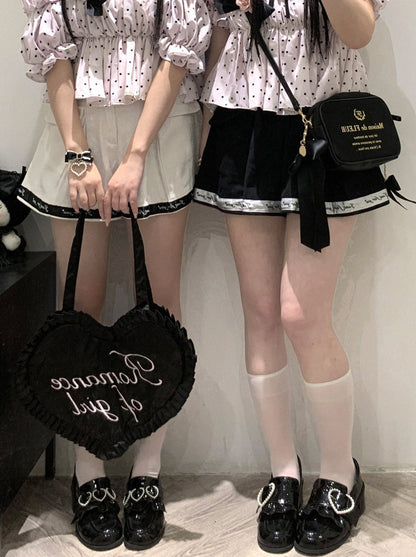 Loose Casual Love Lace Shorts [Reserved Item