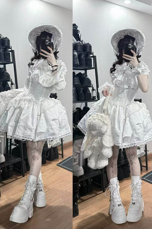 ミストホワイトゴシックロリータセット