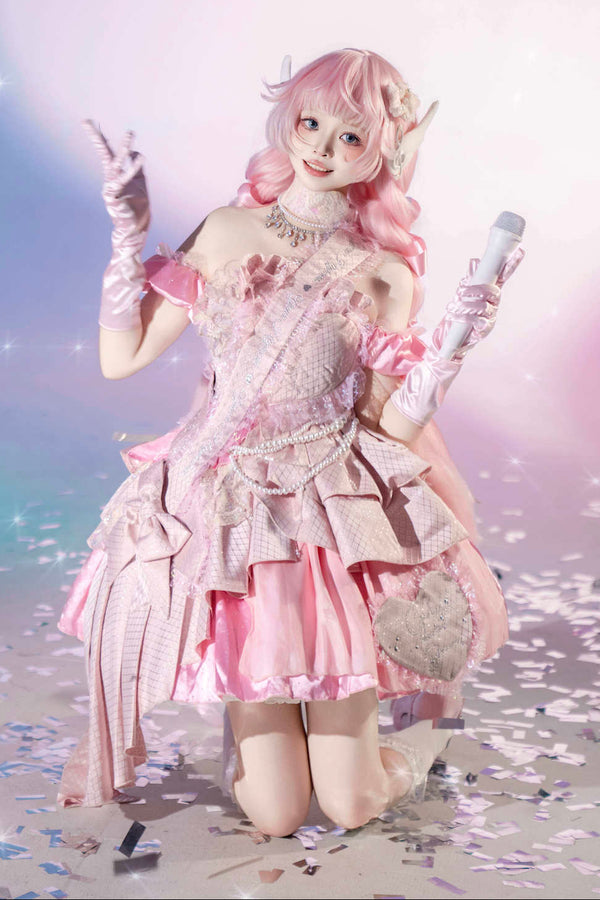 [Pre-order item] Starlight Stage Lolita Idol Cosplay Full Set