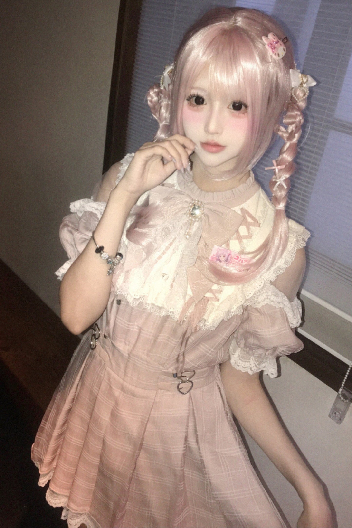 【予約商品】スイートチェック量産型ワンピース