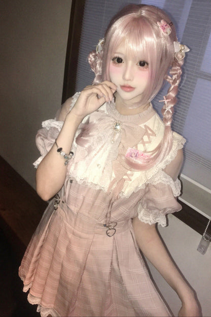 【予約商品】スイートチェック量産型ワンピース