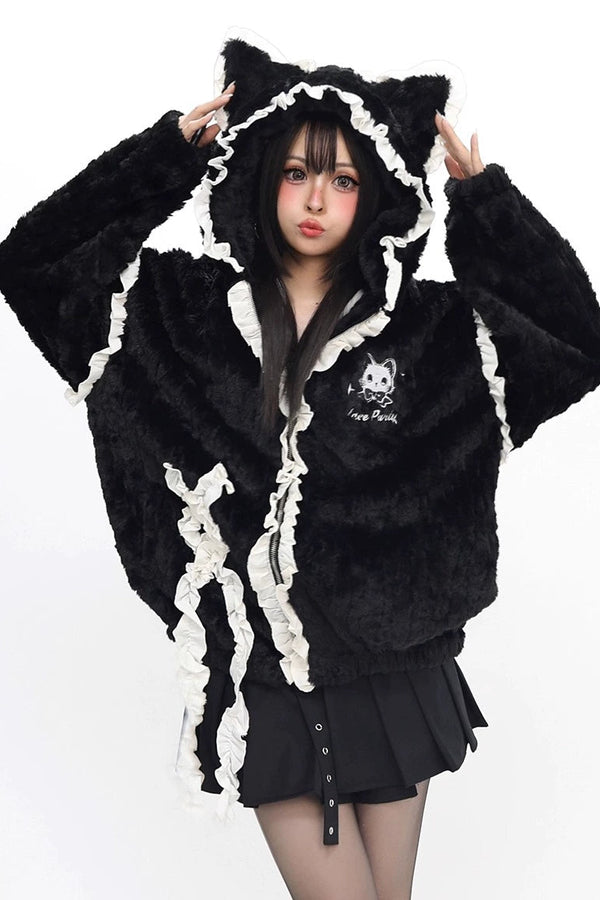 Cat Wish Hooded Parka