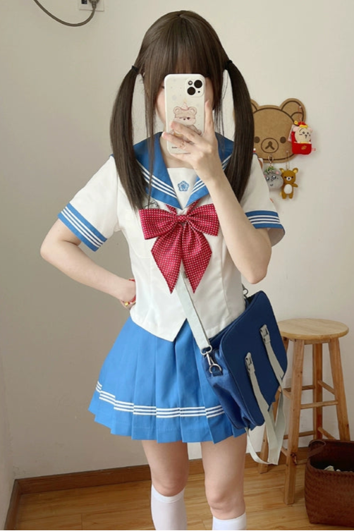 Cute Animated Sailor Suit