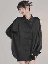 차이나 버클 레트로 재킷 코트