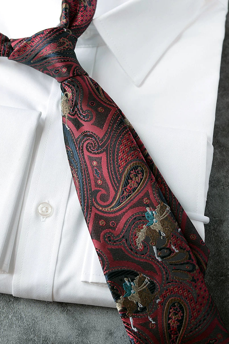 モードフローラルネクタイ