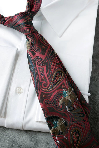 モードフローラルネクタイ