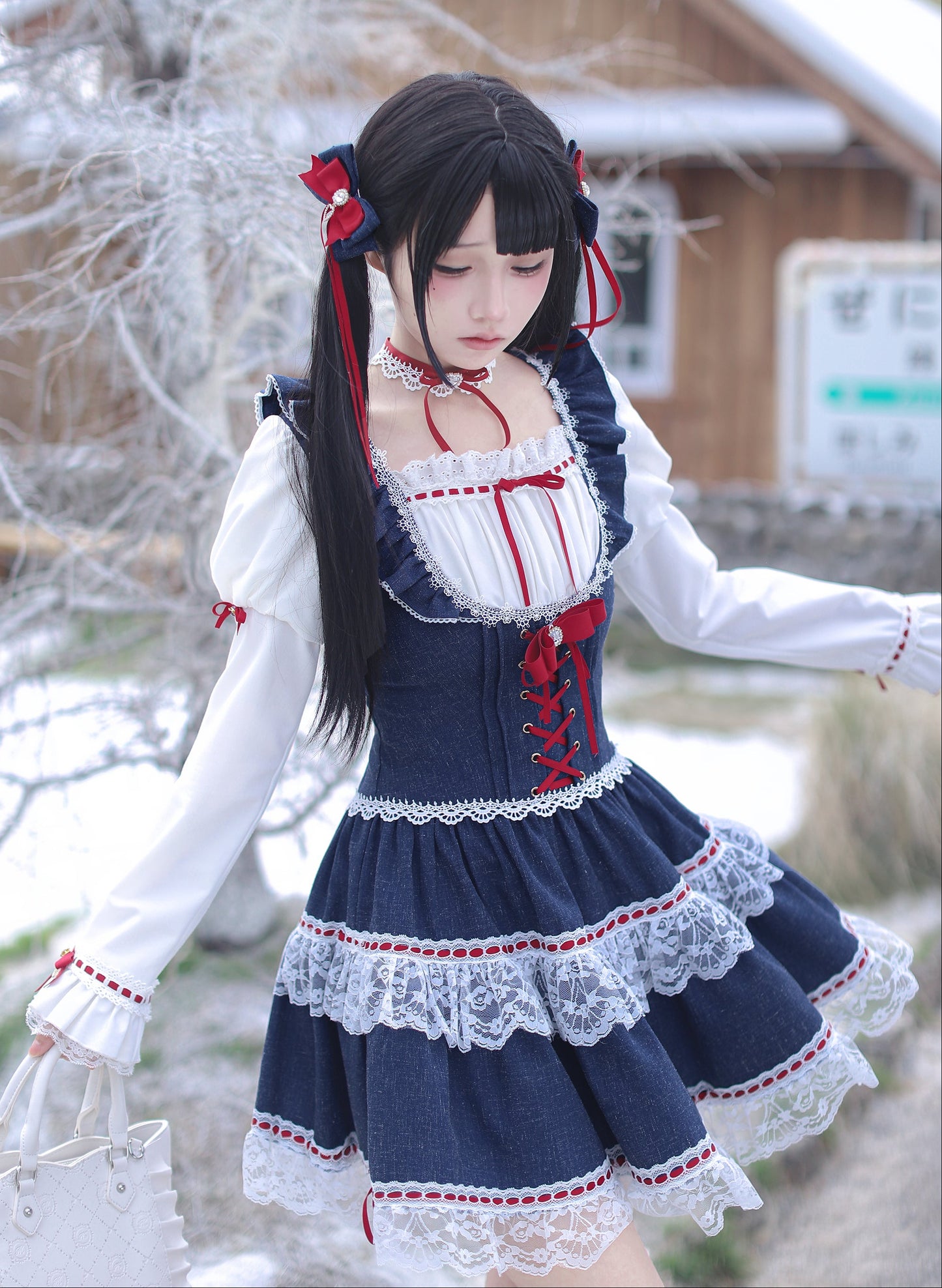 Snow White Snow White Juliet Sleeve Dress + Accessories