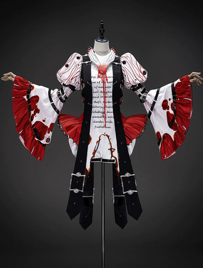 [Date limite de précommande : 19 septembre] Accessoires de col gothique à perles Crimson Claw de la série gothique sombre Decadent (type broderie / type 3D)