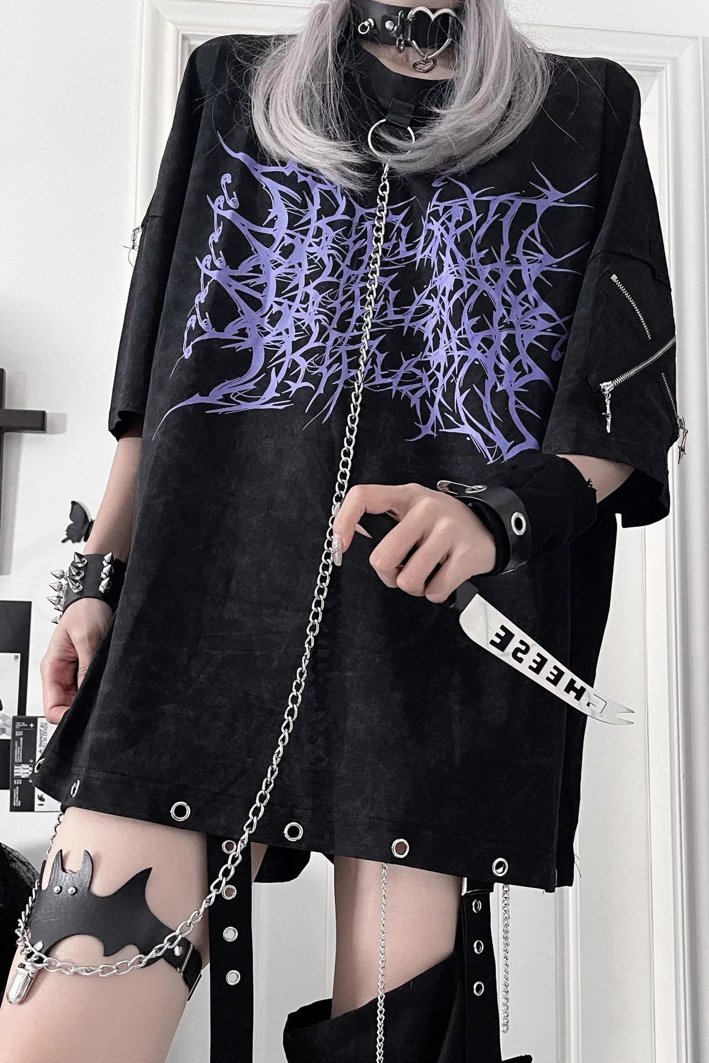 Subculture Dark Circle Spider Tops