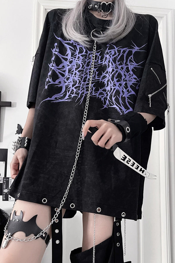 Subculture Dark Circle Spider Tops