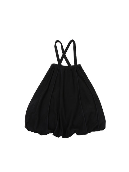 Black balloon suspension skirt