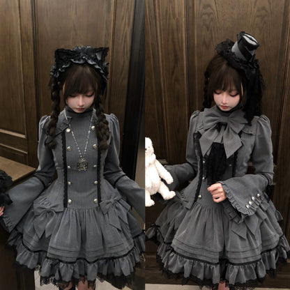 [Pre-order Deadline: April 25] Phantom Cat Series Cat Ear Hairband + Ribbon Veil Hat