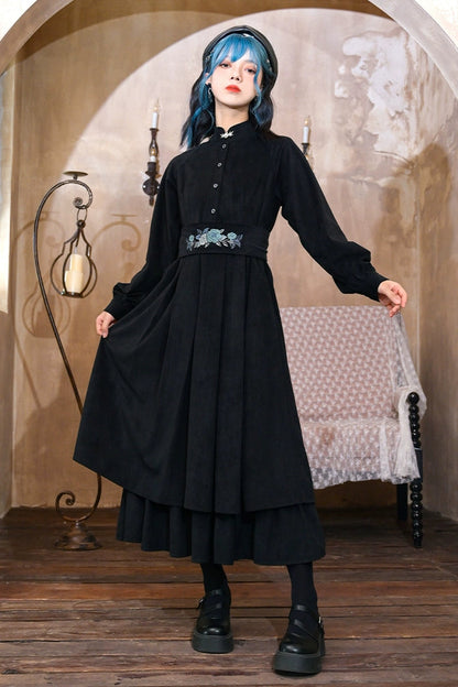 China shirt long dress