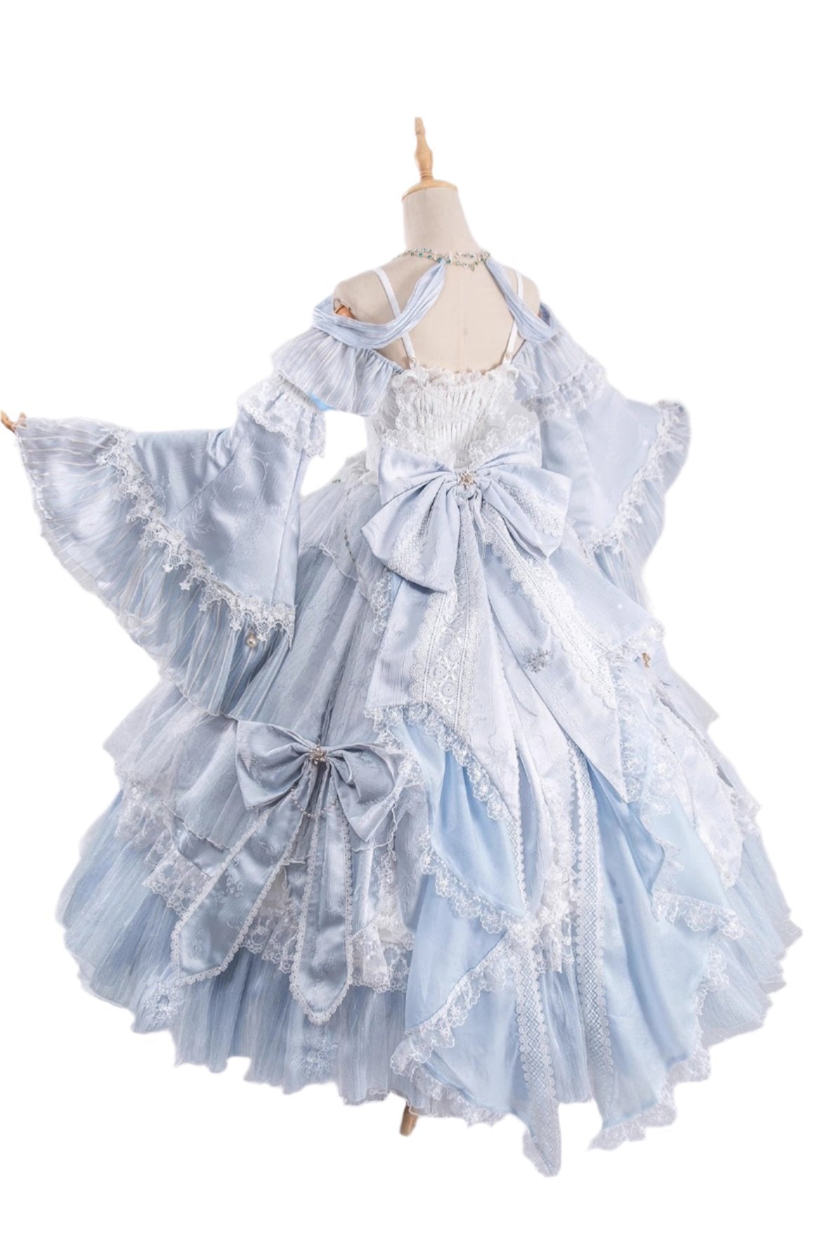 [Reservation deadline on October 8] Ice And Snow Queen Elegant Dress + Crown Head Dress