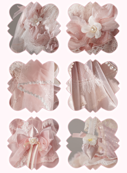 【2月26日予約締切】ラビングスノーピンクロリータロマンティックドレス＋フルセットA/B