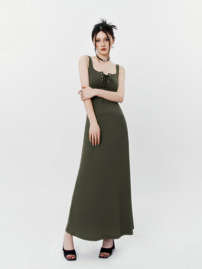 Loose knit high-end camisole dress