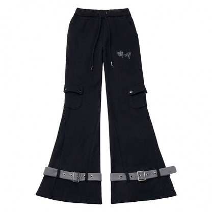 パッチワークファーフードコート+パンツ+シャツ+スカート+レッグカバー