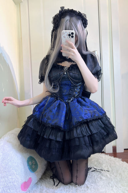 Vestido Lolita con Peto de la Serie Oscura