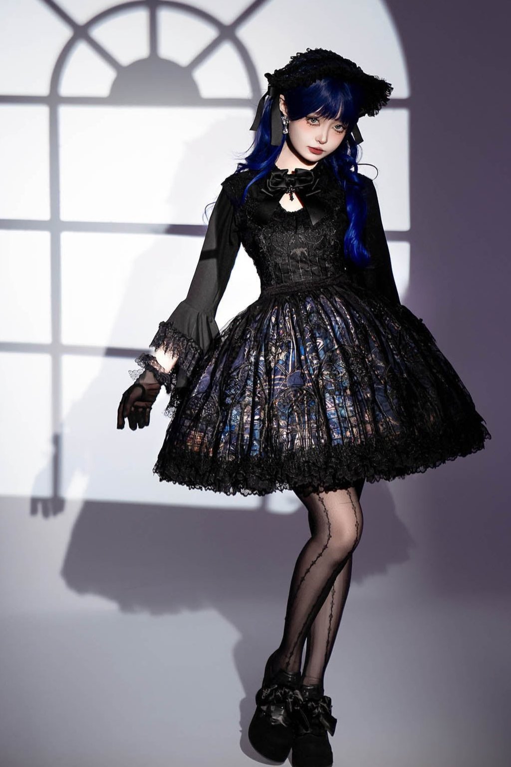 [Reservation deadline on October 15] Color Window Classical Elegant Gothic Lolita Dress/Shirt/Apron