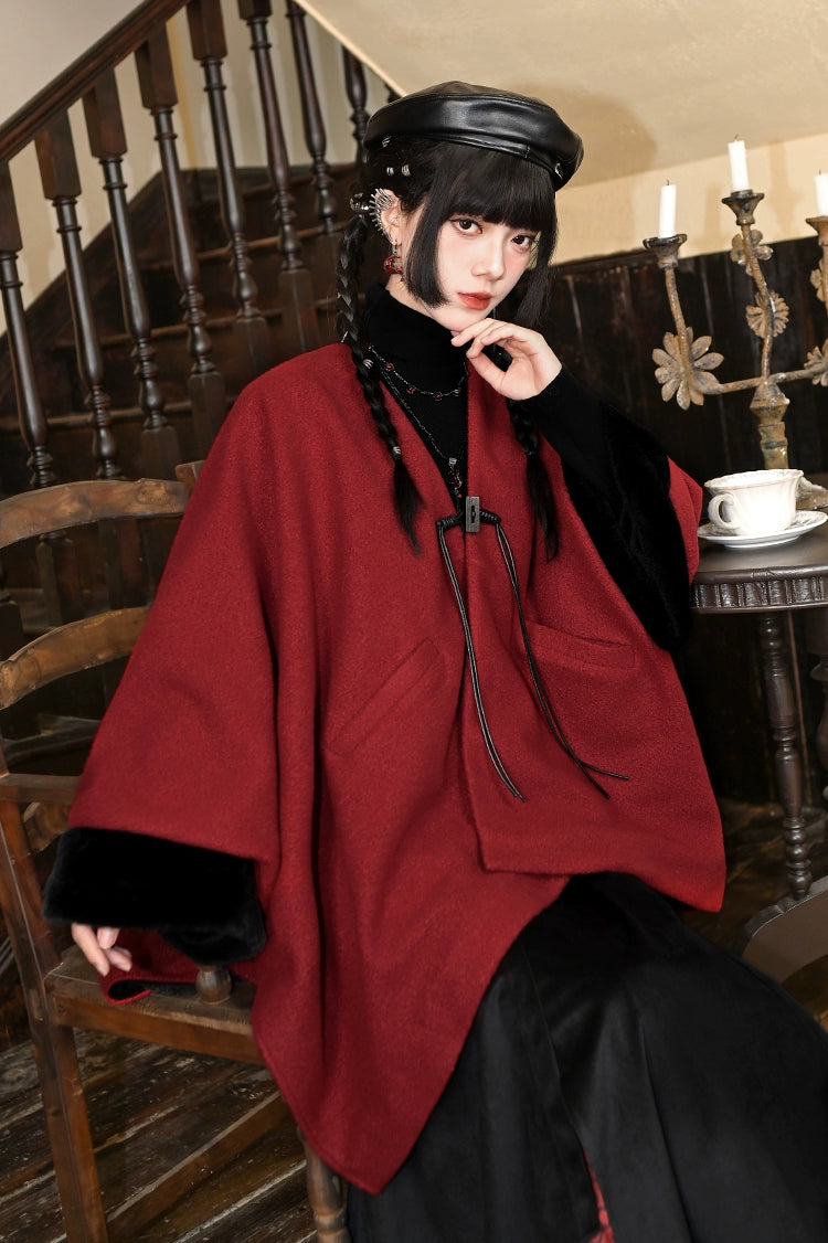 レトロルーズケープコート