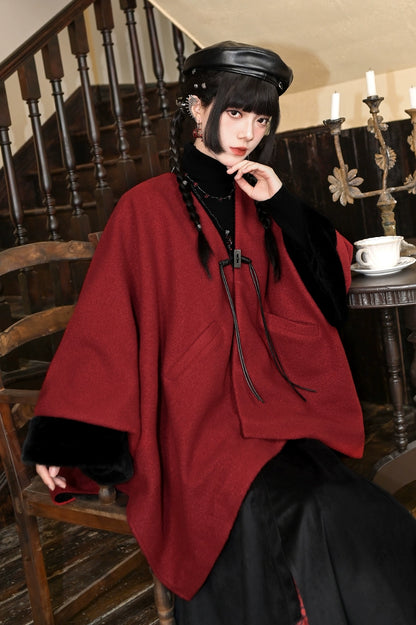 レトロルーズケープコート