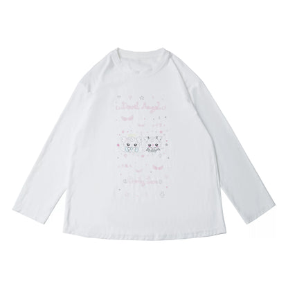 エンジェルデビルイラストTシャツ