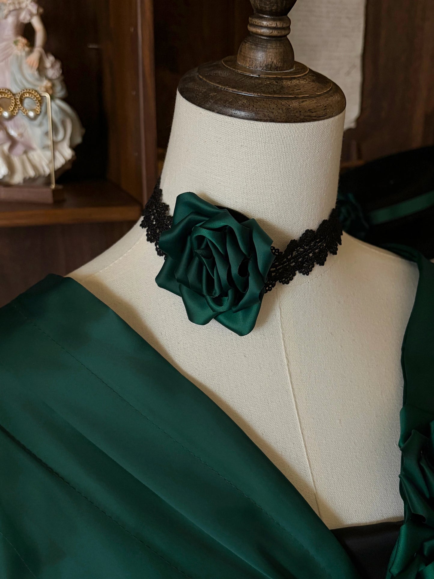 [Précommande jusqu'au 28 avril] Chapeau + accessoires de la série Princesse Rose Gothique Élégante