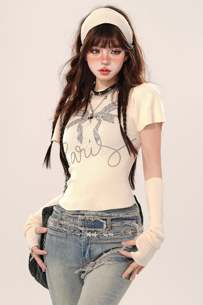 Sweet Bave Slong Sleeve Base T -shirt